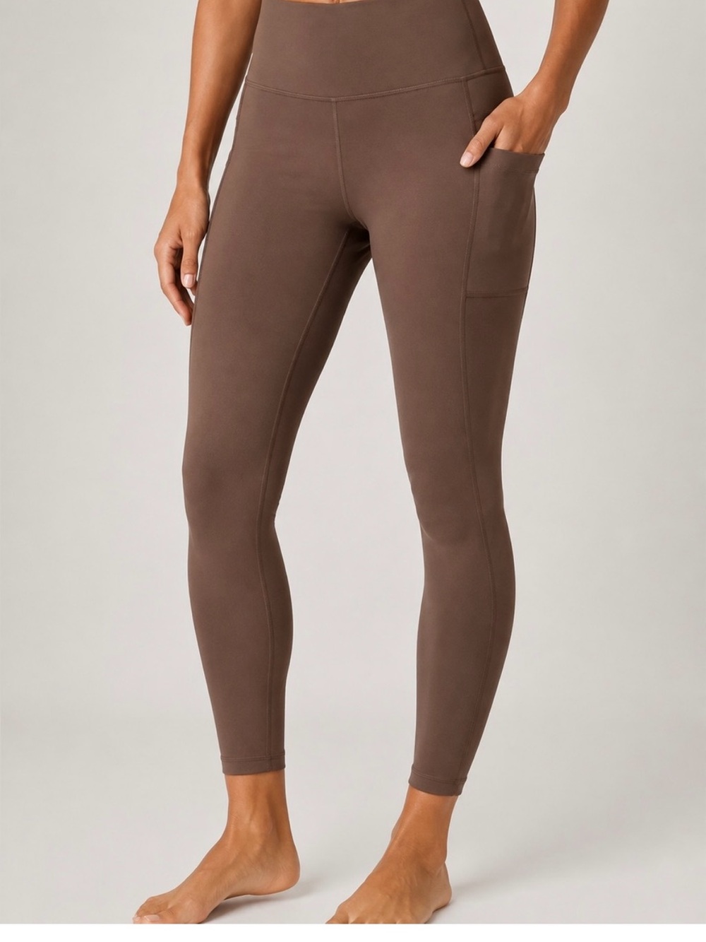 Athleta High-Waist Brown Leggings - Picture 2 of 11